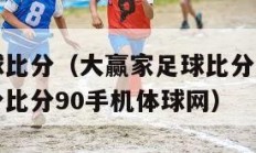 大赢家足球比分（大赢家足球比分足球即时比分及时比分比分90手机体球网）